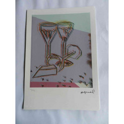 Litografie Andyho Warhola ofsetová edice 125 cm 35x50