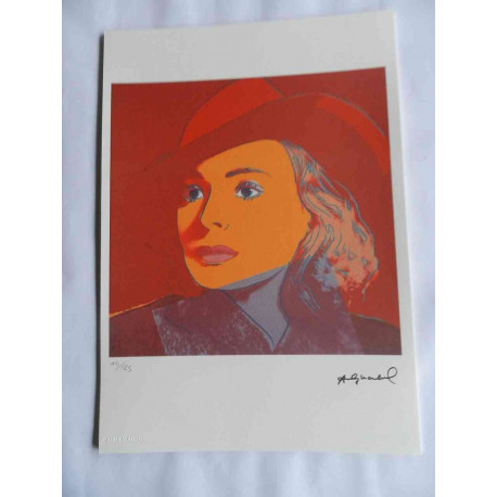 Andy Warhol Litografia off set editie 125 cm 35x50