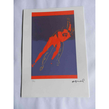 Andy Warhol Litografía edición off set 125 cm 35x50