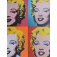 Andy Warhol Lithographie édition hors set 125 cm 35x50