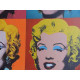 Andy Warhol Lithographie édition hors set 125 cm 35x50