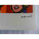 Andy Warhol Lithographie édition hors set 125 cm 35x50