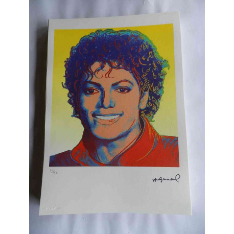 Andy Warhol Lithografie off-set editie 125 cm 35x50