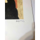 Amedeo Modigliani lithograph off set 50x70 cm Archives Paris