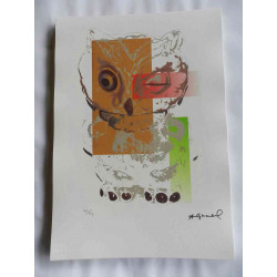 Andy Warhol Litografia off set edizioa 125 cm 35x50