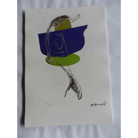 Litografia Andyho Warhola offsetová edícia 125 cm 35x50