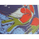Andy Warhol Lithographie édition hors set 125 cm 35x50