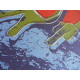 Andy Warhol Lithographie édition hors set 125 cm 35x50