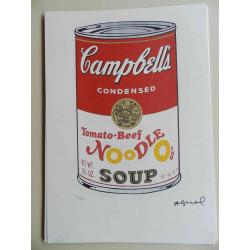 Andy Warhol Off set lithograph edition 125 cm 35x50