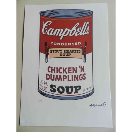 Andy Warhol Lithographie Off-Set-Edition 125 cm 35x50