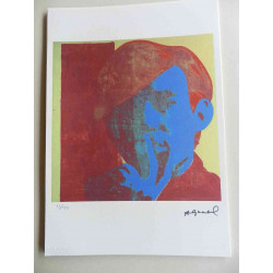 Litografie Andyho Warhola ofsetová edice 125 cm 35x50