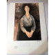 Amedeo Modigliani lithographie hors set 50x70 cm Archives Paris
