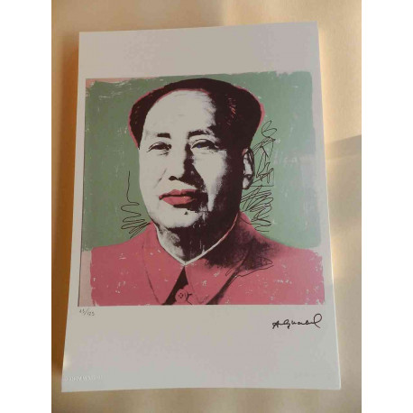 Andy Warhol Litografía edición off set 125 cm 35x50