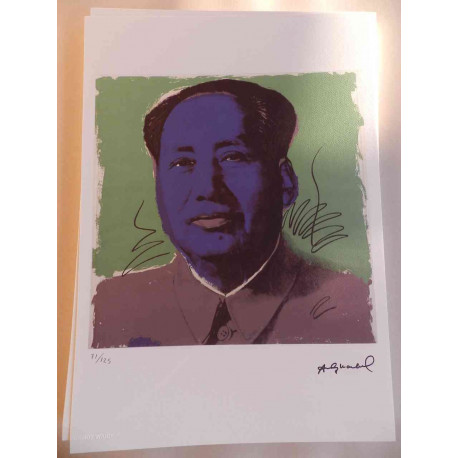 Litografia Andyho Warhola offsetová edícia 125 cm 35x50