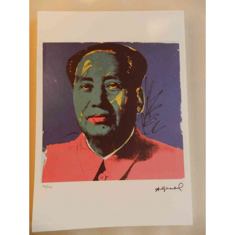 Andy Warhol Off set lithograph edition 125 cm 35x50