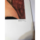 Amedeo Modigliani litografia off set  cm 50x70 Archives Paris