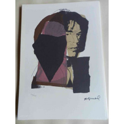 Andy Warhol Litografía edición off set 125 cm 35x50