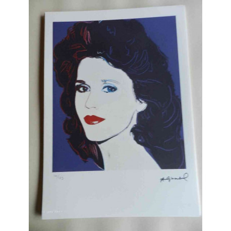 Andy Warhol Litografia off set edizione 125 cm 35x50