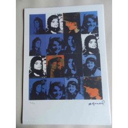 Andy Warhol Litografía edición off set 125 cm 35x50