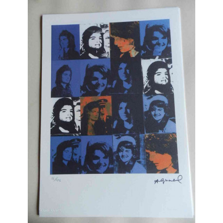 Andy Warhol Litografía edición off set 125 cm 35x50