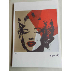 Litografie Andyho Warhola ofsetová edice 125 cm 35x50