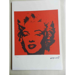 Andy Warhol Litografia off set edizione 125 cm 35x50