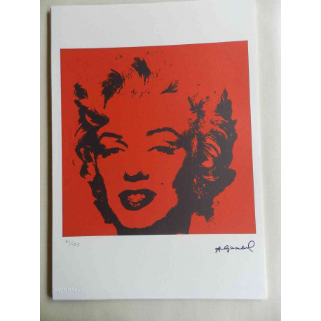 Andy Warhol Litografia off set edizione 125 cm 35x50