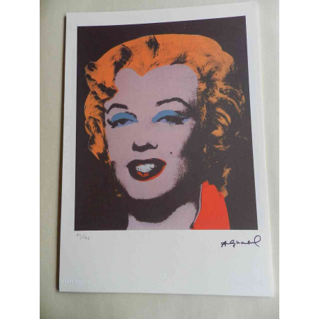Litografia Andyho Warhola offsetová edícia 125 cm 35x50