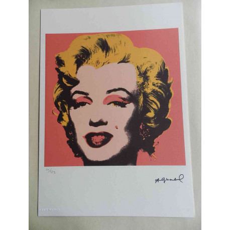 Andy Warhol Litografia off set editie 125 cm 35x50