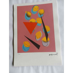 Litografie Andyho Warhola ofsetová edice 125 cm 35x50