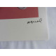 Andy Warhol Off set lithograph edition 125 cm 35x50