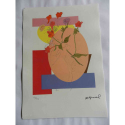Litografie Andyho Warhola ofsetová edice 125 cm 35x50