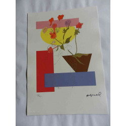 Andy Warhol Litografía edición off set 125 cm 35x50