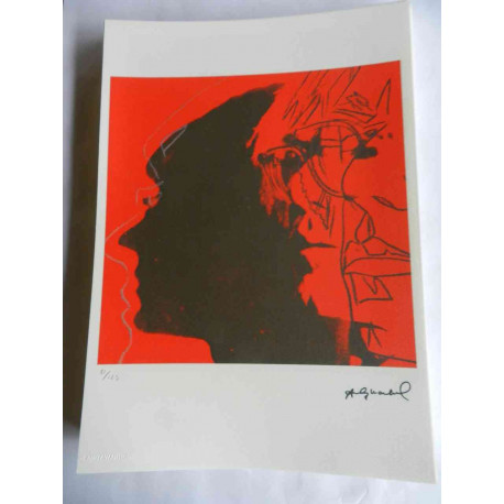 Andy Warhol Litografia off set edizione 125 cm 35x50