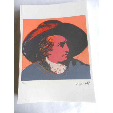 Andy Warhol Litografia off set edizione 125 cm 35x50