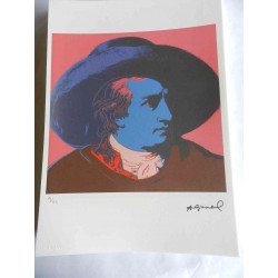 Andy Warhol Off set lithograph edition 125 cm 35x50