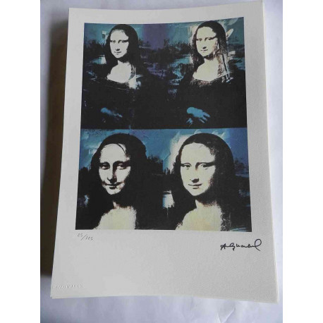 Andy Warhol Off set lithograph edition 125 cm 35x50
