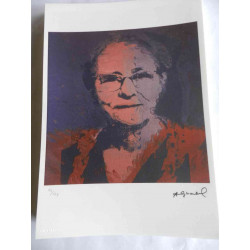 Andy Warhol Off set lithograph edition 125 cm 35x50