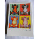 Andy Warhol Litografía edición off set 125 cm 35x50