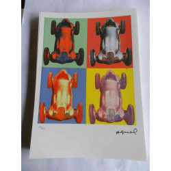 Andy Warhol Litografía edición off set 125 cm 35x50