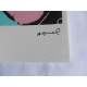 Andy Warhol Litografia off set edició 125 cm 35x50