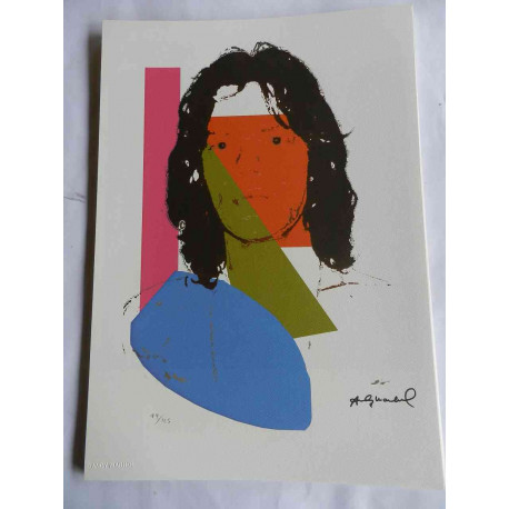 Andy Warhol Off set lithograph edition 125 cm 35x50