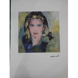 Andy Warhol Lithographie édition hors set 100 cm 57x38
