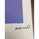 Andy Warhol Lithographie édition hors set 100 cm 57x38