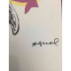 Andy Warhol Off set lithograph 100 cm edition 57x38