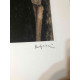Litografía de Amedeo Modigliani sobre plató 50x70 cm Archivos París