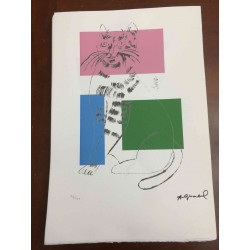 Litografie Andyho Warhola ofsetová edice 100 cm 57x38