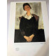 Amedeo Modigliani litografía off set 50x70 cm Archives Paris