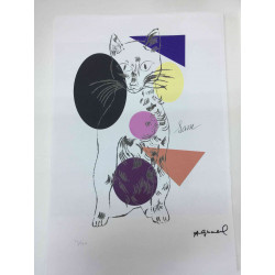 Andy Warhol Litografía edición off set 100 cm 57x38