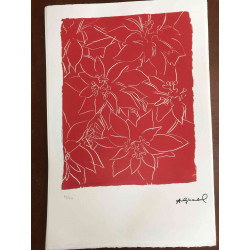 Andy Warhol Lithographie édition hors set 100 cm 57x38